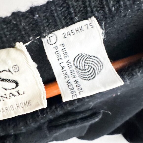 Vintage PORTS International Black Bow Detail Wool Sweater - Picture 5 of 7